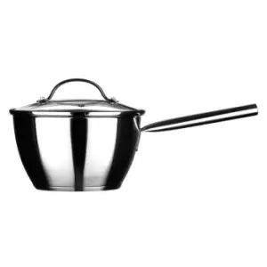 Image of Interiors by PH Tenzo C Series Saucepan, Stainless Steel, Glass Lid