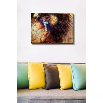 Image of Kanvas Tablo (50 x 70) - 179 Multicolor Decorative Canvas Painting