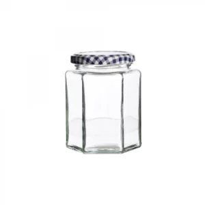 Image of Kilner Hexagonal Twist Top Jar, 280ml Transparent