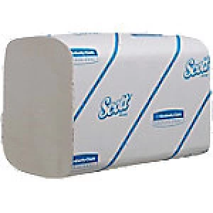 Image of Scott Hand Towels Essential 1 Ply White 15 Pieces of 340 Sheets