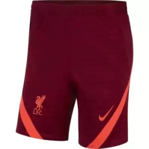 Image of Nike Liverpool Strike Shorts 2021 2022 Mens - Red