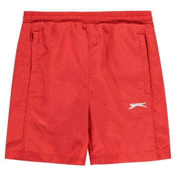 Image of Slazenger Woven Shorts Junior Boys - Red