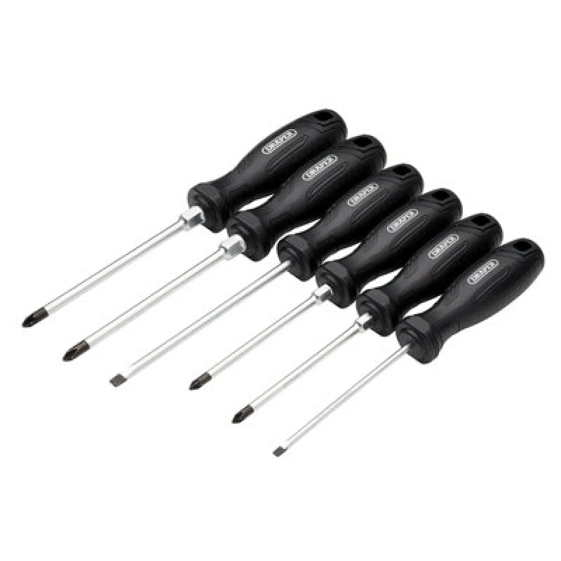 Image of Draper 13582 Hard Grip Screwdriver Set (6 Piece) - 13582 13582