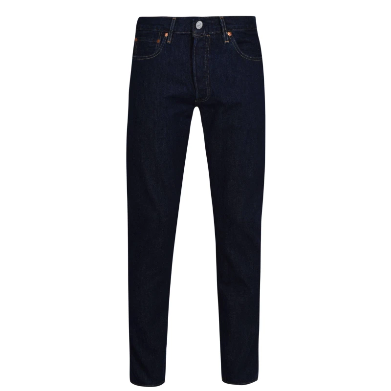 Image of Levis One Wash - Blue 501 Original Jeans D/Stnwash Male 32S 221766UK
