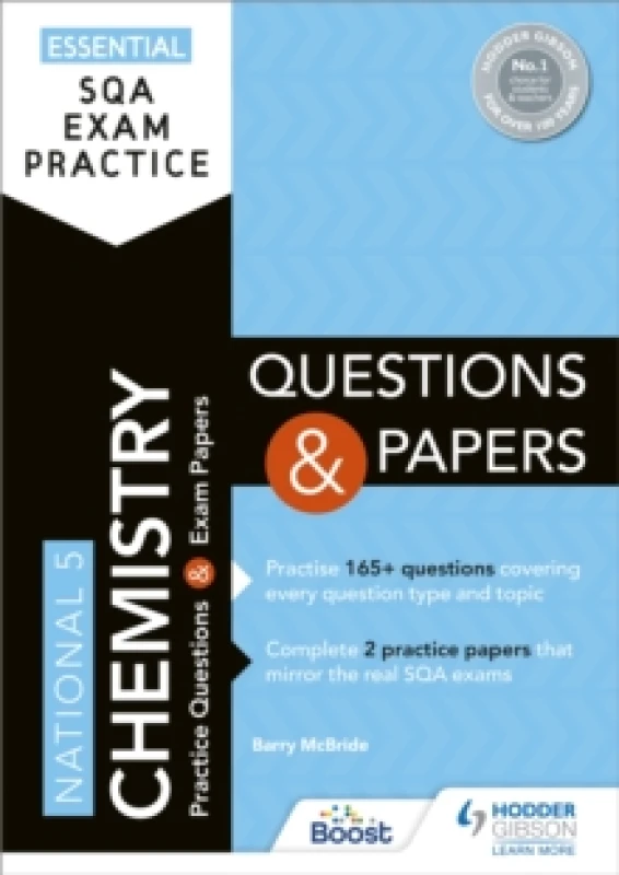 Image of Barry McBride Essential SQA Exam Practice: National 5 Chemistry Questions and Papers Book Multi unisex
