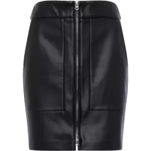 Image of French Connection Crolenda Mini Skirt - Black