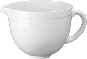 Image of KitchenAid 5KSMCB5 4.8L Ceramic Bowl White Chocolate
