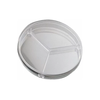 Image of 90mm Triple Compartment Petri Dishes - Pack of 20 - Medline