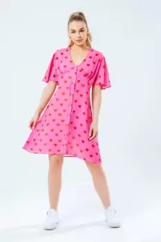 Image of Pink HEART WOMEN DRESS