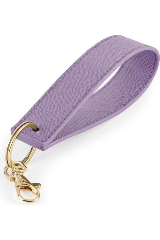 Image of Bagbase Boutique Wristlet Keyring in Lilac Lilac Unisex One Size