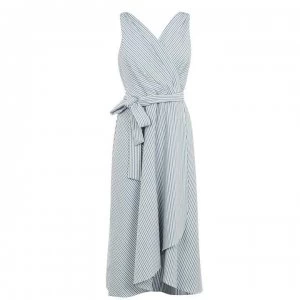 Image of DKNY Faux Wrap Dress - Apple Stripe