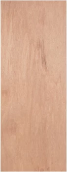 Image of Wickes Lisburn Internal Flushed 1 Panel Ply Veneer Door - 1981 x 838mm