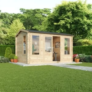 Image of Mercia 34mm Single Glazed Home Office Director Cabin - 4x3m