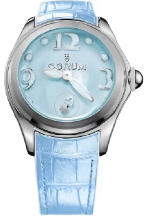 Image of Corum Watch Bubble Mother of Pearl Ladies Blue