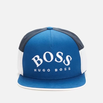 Image of Hugo Boss Athleisure Colourblock Logo Cap Bright Blue
