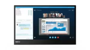 Image of Lenovo ThinkVision M14 35.6cm (14") 1920 x 1080 pixels Full HD LED Black (61DDUAT6EU)