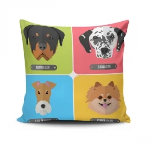 Image of NKLF-402 Multicolor Cushion Cover
