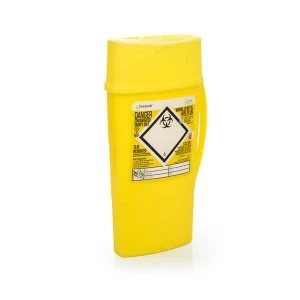 Image of Click Medical Sharpsafe 0.6 Litre Sharps Bin Yellow