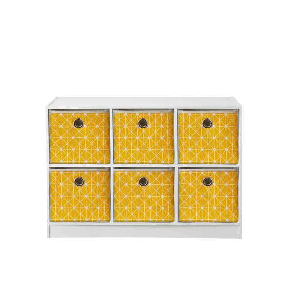 Image of Lloyd Pascal 6 Cube With 6 X Geometric Storage Boxes