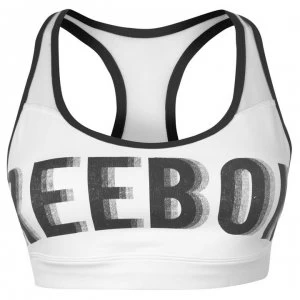 Image of Reebok Hero Brand Bra Ladies - White