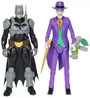 Image of "DC Comics Batman vs Joker 12" Action Figure Set"