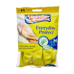 Image of Spontex Everyday Protect Medium Household Gloves