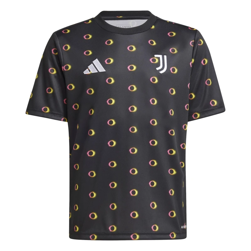 Image of adidas Juventus Pre Match Shirt 2024 2025 Juniors - Black 9 - 10 Years