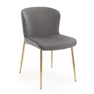 Image of Julian Bowen Set Of 2 Harper Dining Chairs Grey