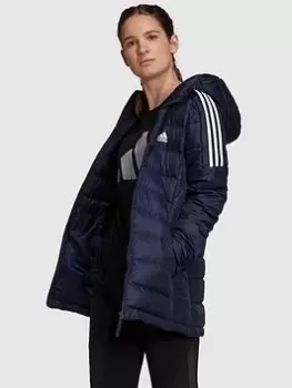 Image of adidas Essentials Down Parka - Navy Size XS Women