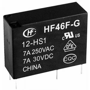 Image of PCB relays 24 Vdc 10 A 1 maker Hongfa HF46F G024