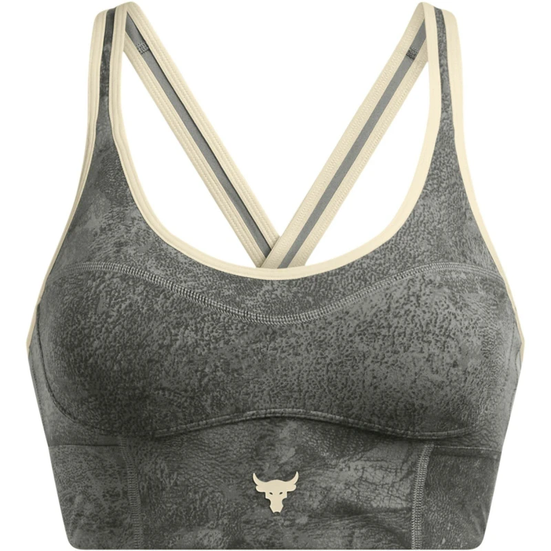 Image of Under Armour Womens Medium Impact Sports Bra Green female 10 (S)