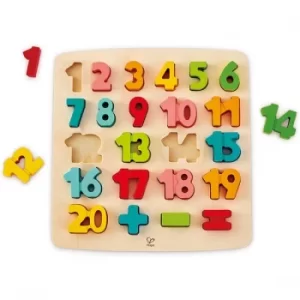 Image of Hape Chunky Number Wooden Puzzle