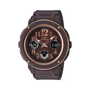 Image of Casio BABY-G Special Color Models Analog-Digital Watch BGA-150PG-5B2 - Brown