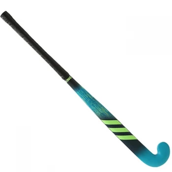 Image of adidas King Junior Hockey Stick - Navy/Green