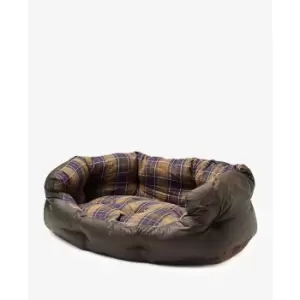 Image of Barbour Wax and Cotton Dog Bed 35" - Green