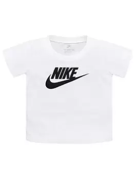 Image of Boys, Nike Futura Short Sleeve Tee - White, Size 12 Months