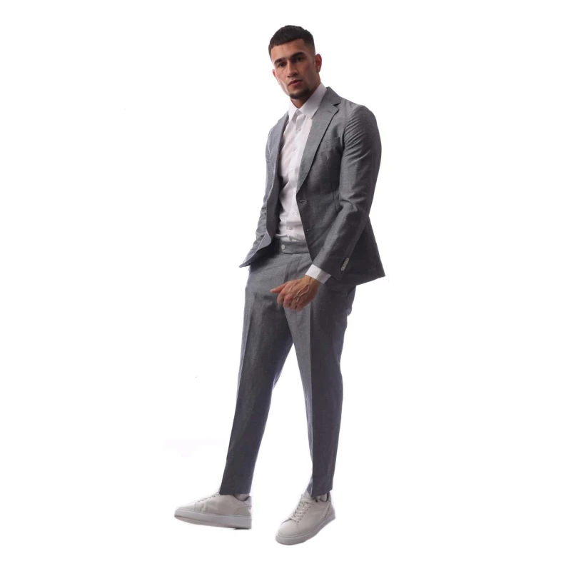 Image of Boss Mens Contemporary Classic Cut Suit Navy male 34 (44)