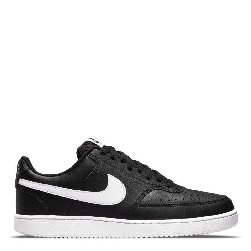 Image of Nike Court Vision Low Trainers Mens Black/White male 6 (39)