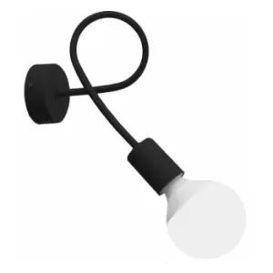 Image of Helam Oxford Wall Lamp Black 25cm