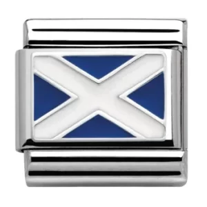 Image of Nomination CLASSIC Silvershine Flags Scotland Charm 330207/01