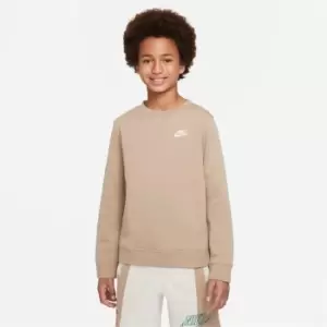 Image of Nike Sportswear Club Big Kids (Boys') Sweatshirt - Green