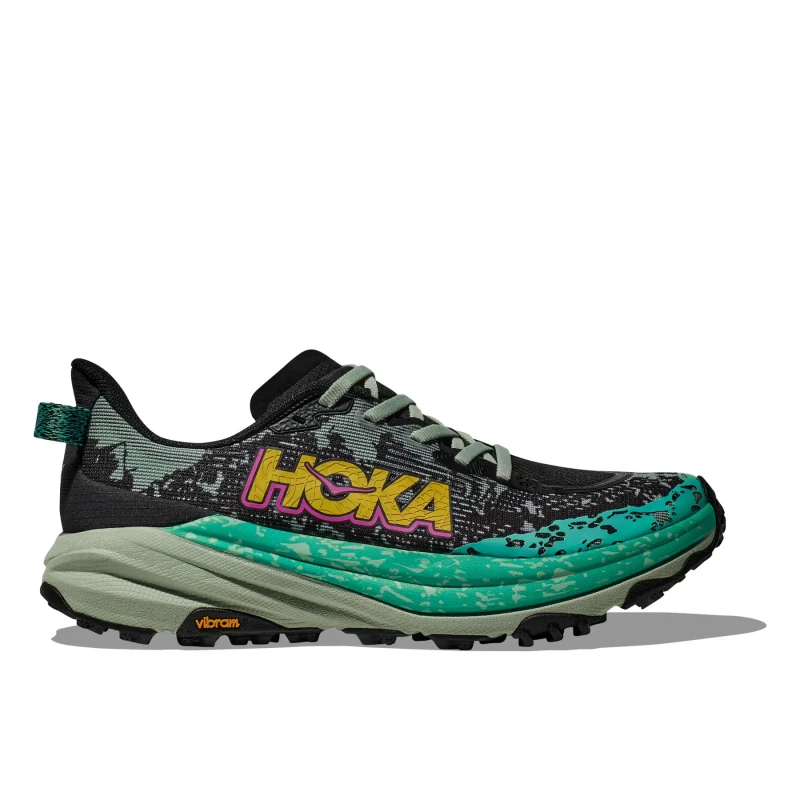 Image of Womens trail running shoes Hoka Speedgoat 6 Noir Female 42