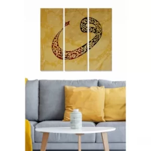 Image of MDFVAV1 Multicolor Decorative MDF Painting (3 Pieces)