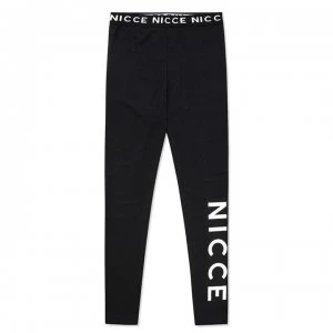 Image of Nicce Waistband Leggings Womens - Black