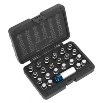 Image of Locking Wheel Nut Key Set 23PC - VAG