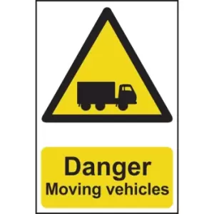 Image of Danger Moving Vehicles - PVC (200 X 300MM)