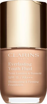 Image of Clarins Everlasting Youth Fluid Illuminating and Firming Foundation SPF15 30ml 102.5 - Porcelain