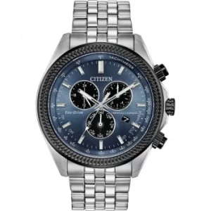 Image of Mens Citizen Eco-drive Gents Eco-Drive Perpetual Calendar Alarm Chronograph Stainless Steel Watch