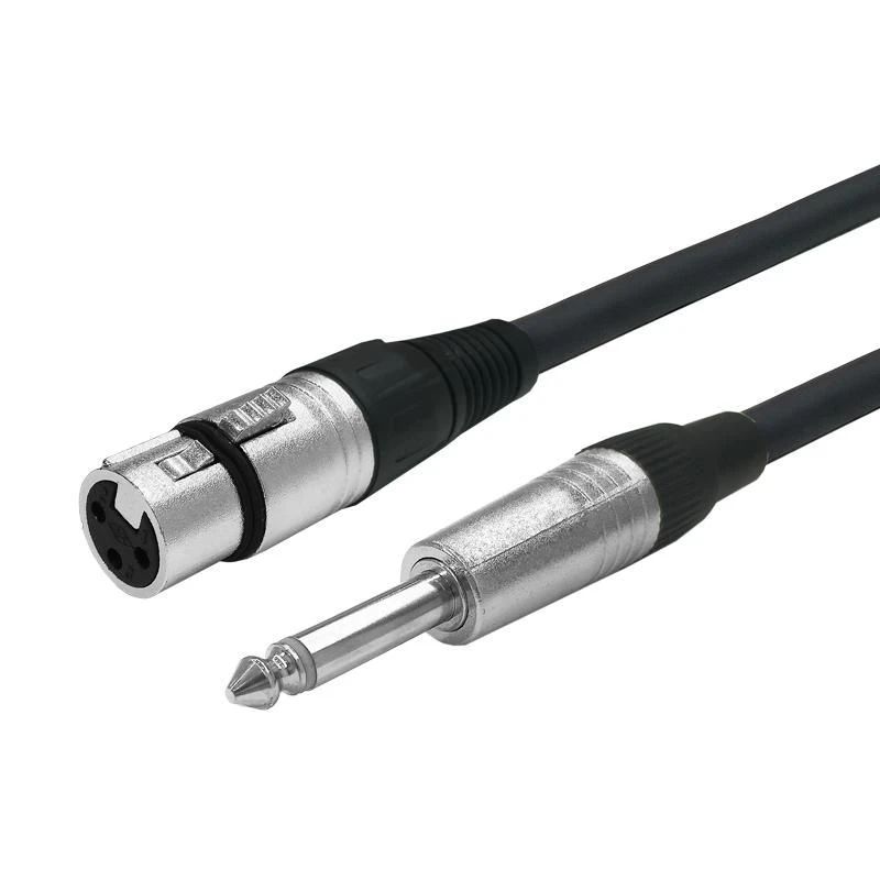 Image of Vivolink PROAUDXLRFJACK3 audio cable 3m XLR 6.35mm Black