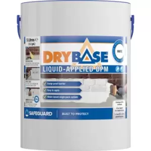 Image of Safeguard Drybase Liquid Damp-proof Membrane 5L White